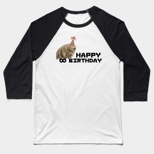 Happy Infinity Birthday Water Bear Baseball T-Shirt